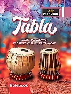 Freemind Musical Instruments Notebook Set, Unruled, 24 x 18 cm, 172 Pages, Pack of 6