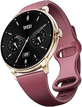 Boat Chrome Iris Fashion Smart Watch for Women - Elegant Ultra-Sleek Dial, Light-Weight Metal Body, 1.32" AMOLED Display, 1000 Nits, AOD, Female Welln