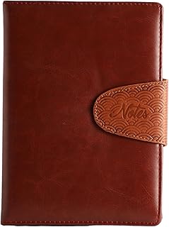 PURESTORY A5 Size PU Leather Stylish & Durable Hardcover Notebook Diary | 8.5 * 6 inches Notebook Diary With Lock | Writing Journal for Office School