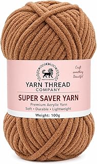 Wool, Plush & Cuddly, Chenille Yarn Supersoft Hand Knitting Wool Ball, (1 Ball/100 Gram Each) Ball Suitable for Craft, Babywear, Baby Blankets, 5 Bulk