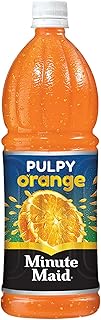 Minute Maid Pulpy Orange Juice drink | Pulpy Orange Ready-To-Serve Drink, PET Bottle, 1 L