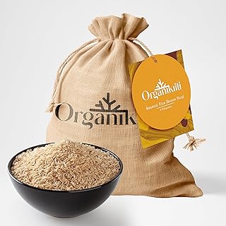 Organikriti Organic Naturally Aged Basmati Rice - 5KG | Long Grain Rich Aroma Quality Basmati Rice | Chemical and Pesticides Free | Supports Digestion