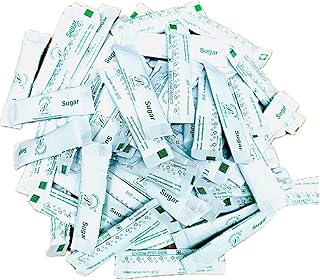 Rahul White Tubular Sachet, (5G Each X 200Pcs) Sweetener Packets, Pure & Natural for Beverages | Superfin Sachets | Sugar Pouch For Instant Sweetness