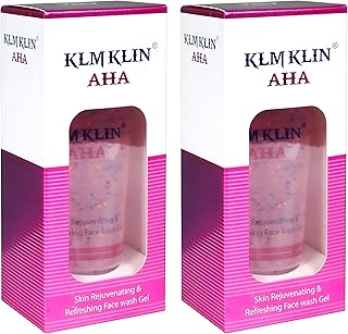 AHA Skin Rejuvenating & Refreshing Face Wash Gel 100ml Pack Of (2)