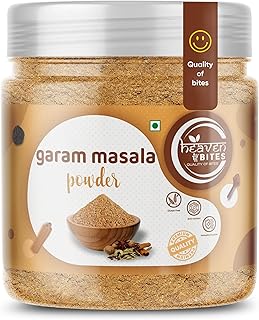 Heaven Bites Garam Masala 500GM| 100% Natural Ingredients | Ready to use Spice Powder | Artisanal & Authentic Vegan | No Bulking Agent, No Added Colou