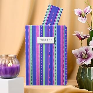 Notebook Set, Premium Hardcover Journal, Bookmark and Matching Box |192 Ruled Pages, 80 GSM | A5 Ruled Writing Notebook for Girls, School & Office | C