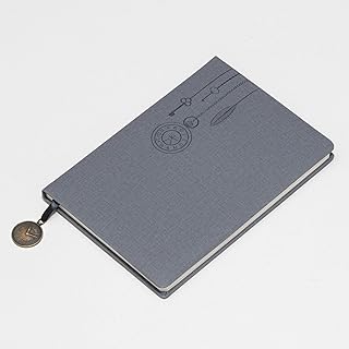 REGAL Signature A-5 PU Leather Notebook Diary, Embossed design hardcover Journal with metal bookmark,192 pages 80 gsm with 3 Colour Separator Sheets