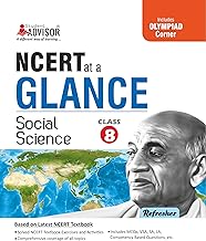 NCERT at a Glance Social Science 8 Refresher - NCERT Text Book Social Science Class 8 Refresher with Competitive Exam Preparation Corner by Student Ad