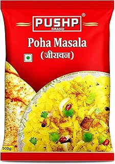 Pushp Jeeravan Masala | 500g Pouch | Indori Poha Masala | Indori-Style Spice Mix | Quality Blend | No Preservatives (Pack of 1)