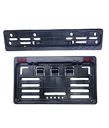 AKSMIT Bike Number Plate Plastic Frame