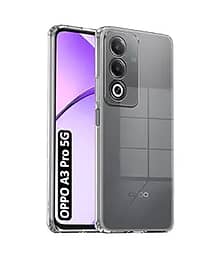ANDVYA Plain Cases Compatible For Silicon OPPO A3 Pro 5G ( Pack of 1 )