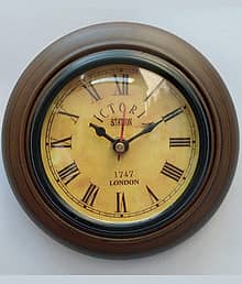 ANTIQUE NAUTICAL CREATIONS Circular Analog Wall Clock