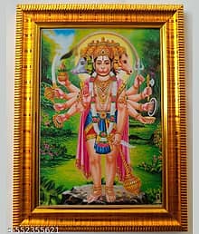 Balajicreativeframes Plastic Gold Single Photo Frame No. of Pieces- 1