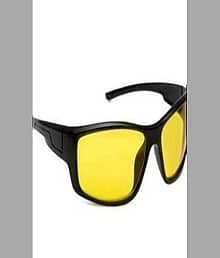 Fashion Star Black Oval Sunglasses ( Pack of 1 )