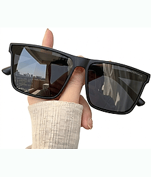 HONUFU EYEWEAR Black Square Sunglasses ( Pack of 1 )