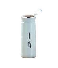 JMD Store NICE Handy Water Bottle 400 ml Light blue Glass School Water Bottle 400 mL ( Set of 1 )