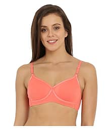 Jockey Cotton Seamless Bra - Pink
