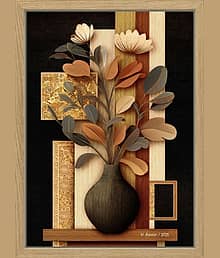 Krishna Wood Brown Single Photo Frame No. of Pieces- 1