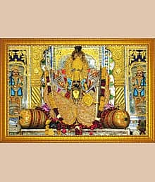 Krishna Wood Gold Single Photo Frame No. of Pieces- 1