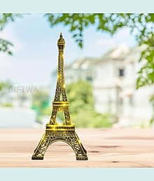 Metal Eiffel Tower Miniature with led , Paris Landmark, Souvenir, Model, Replica, Monuments, Decorative Showpiece, Antique Finish