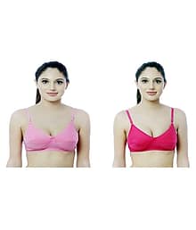 Nutex Sangini Cotton Seamless Bra - Multi Color