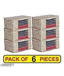Printed Non-Woven Saree Cover Storage Bags for Clothes with Combo Offer