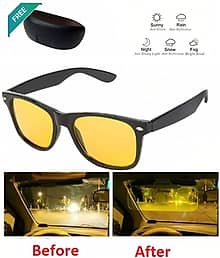 Smbu Black Square Sunglasses ( Pack of 1 )