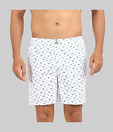 Supersquad Pack of 1 Cotton Boxers For Men's ( White )