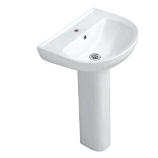 Jaquar Pedestal Basin Fls Wht 5801