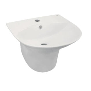 Parryware Pedestal Basin Petal C847P White