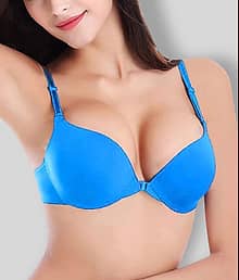 Voler Haut - Blue Cotton Blend Padded Women's Push Up Bra ( Pack of 1 )