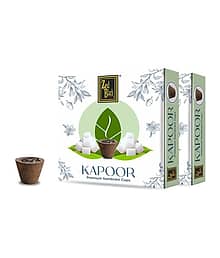 Zed Black Premium Camphor Sambrani Cups (Pack of 2)