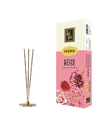 Zed Black Iksha Kesar Rose Premium Incense Sticks (Pack of 2)