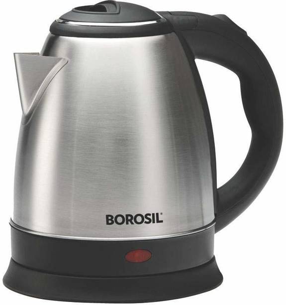 BOROSIL Rio Stainless Steel Electric Kettle,1.5Litres,1...