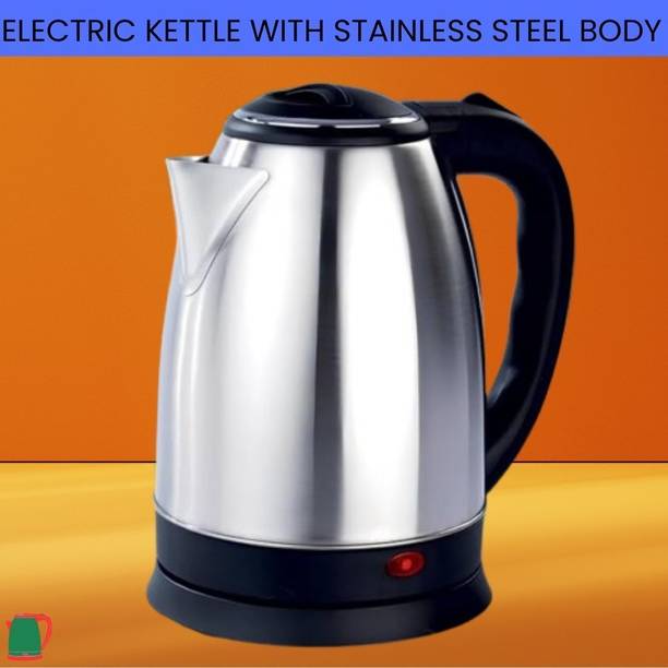 Myrvoraot Electric Kettle with Stainless Steel Body, 2L...