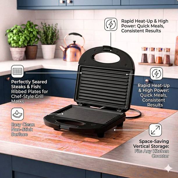 SHA Motherly Love _Black Sandwich Maker-62 Toast Sandwi...