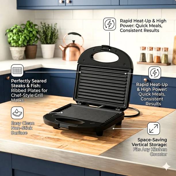 SHA Motherly Love _Black Sandwich Maker-78 Toast Sandwi...