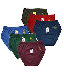 dhachoo's premium Pack of 6 Cotton Panties For Girls ( Multicolor )
