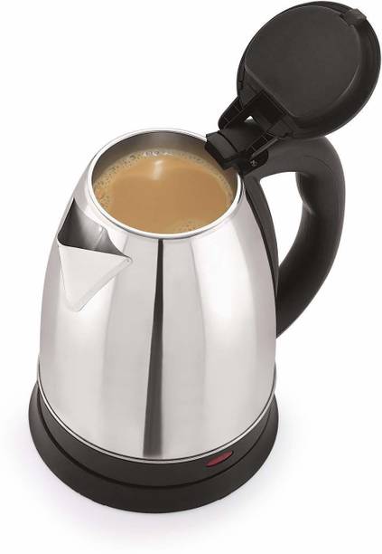 DN BROTHERS 2-Litre Electric Kettle (Silver with Black)...