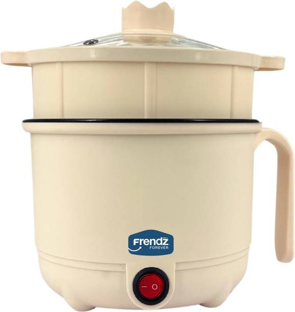 Frendz Multi Kettle 1.2 L | Steamer & Egg Tray Attachme...