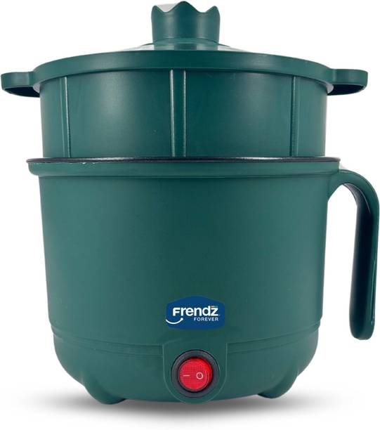 Frendz Multi Kettle 1.2 L | with Steamer & Egg Tray Att...