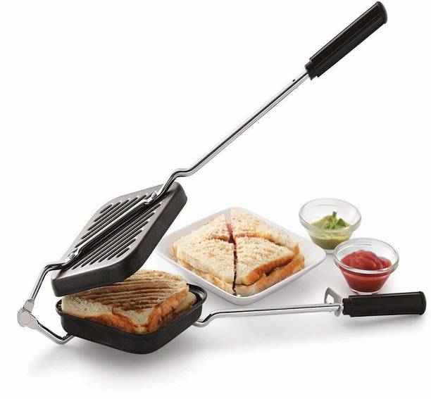 DWARKESH PLASTIC Non-Stick Grill Sandwich Toaster Ideal...