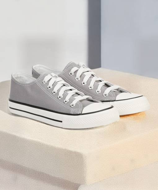 Comfortable Canvas Lace-up Casual Sneakers Shoes For Me...