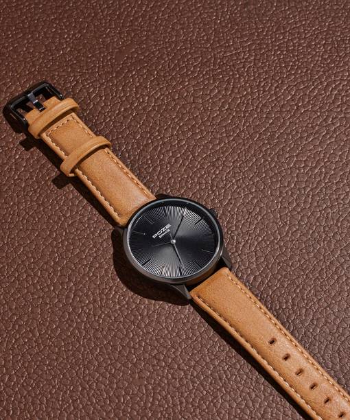 Poze - Leather Analog Watch - For Men SP70046NL01W