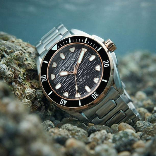 Titan Zero Hour Diver's 300m Automatic with Black Dial ...