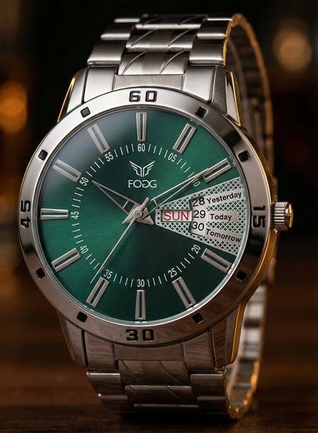 2038-OLIVE DAY & DATE Analog Watch - For Men 2038-OLIV...