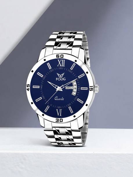 Working Day and Date Analog Watch - For Men 2047-BL