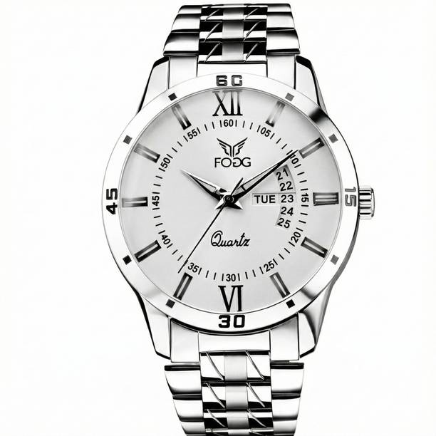 2047-WH Working Day and Date Analog Watch - For Men 20...