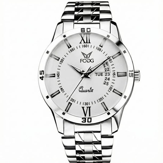 2047-WH Working Day and Date Analog Watch - For Men 20...