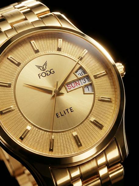 Fogg Elite Series Gold Platted Premium Analog Watch - ...